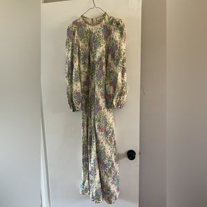 Alemais US 2 3/4 balloon sleeve midi